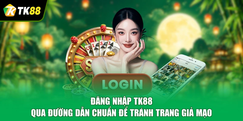 Đăng nhập TK88 qua đường dẫn chuẩn để tránh trang giả mạo