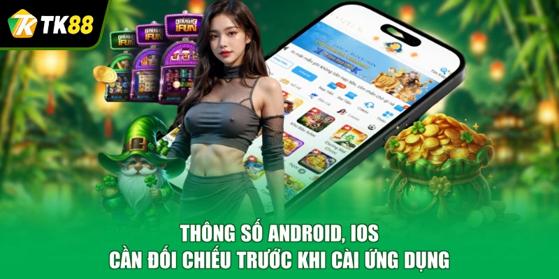 Thông số Android, iOS cần đối chiếu trước khi cài ứng dụng